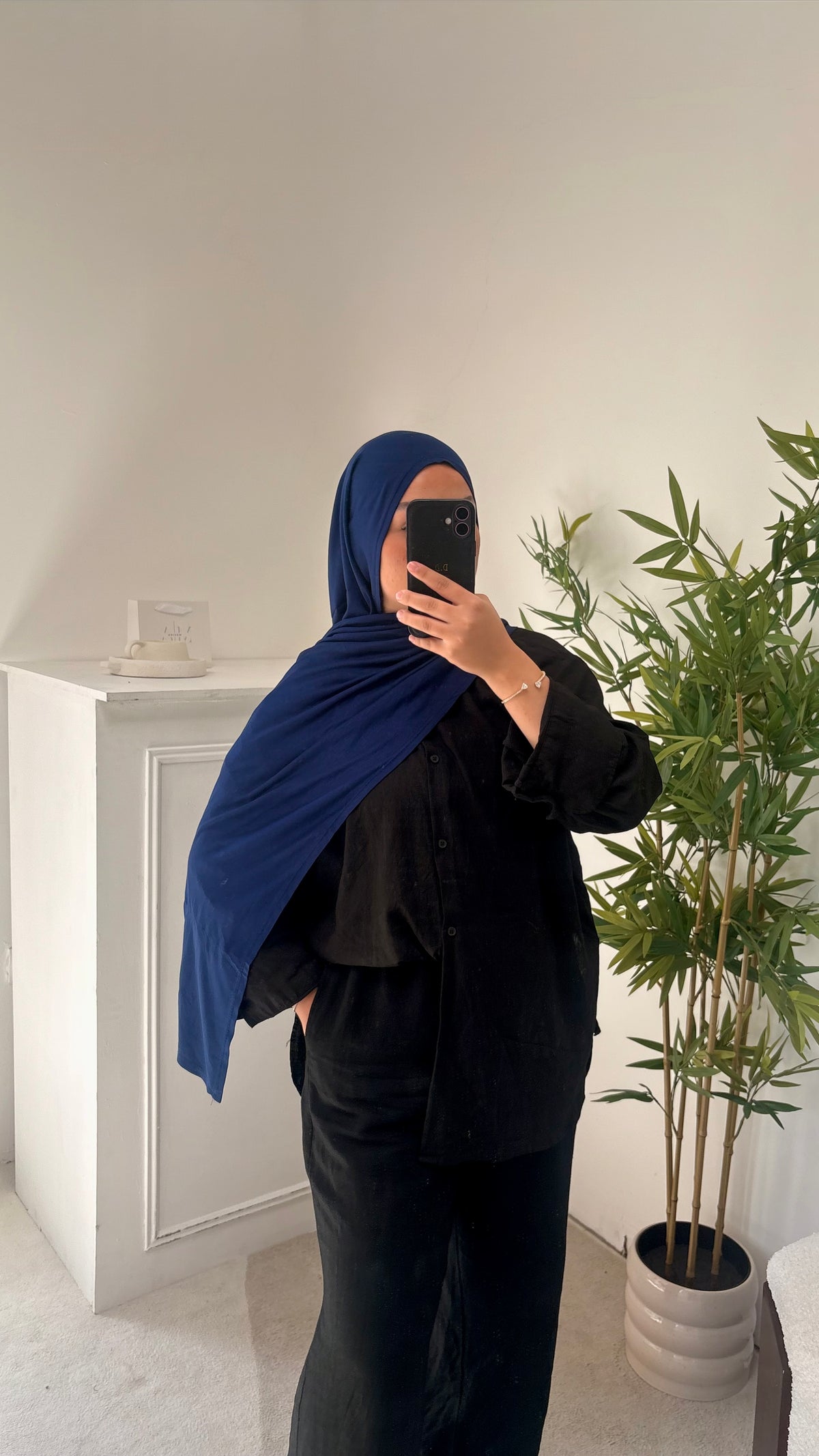 Écharpe jersey premium coton