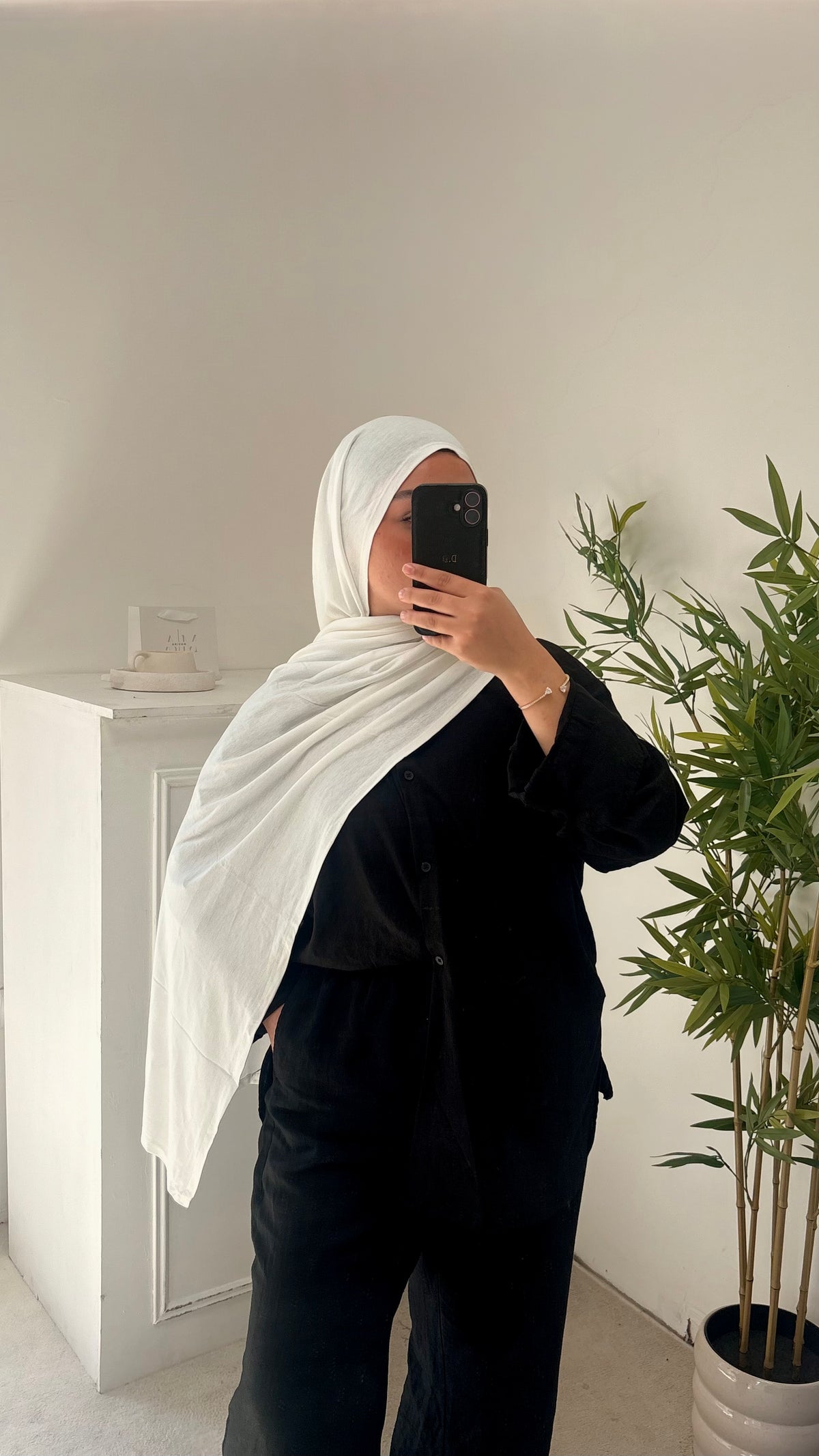 Écharpe jersey premium coton